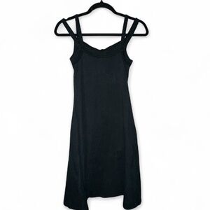 Patagonia Womens Black Workout Active Dress Organic Cotton Recycled Polyester S